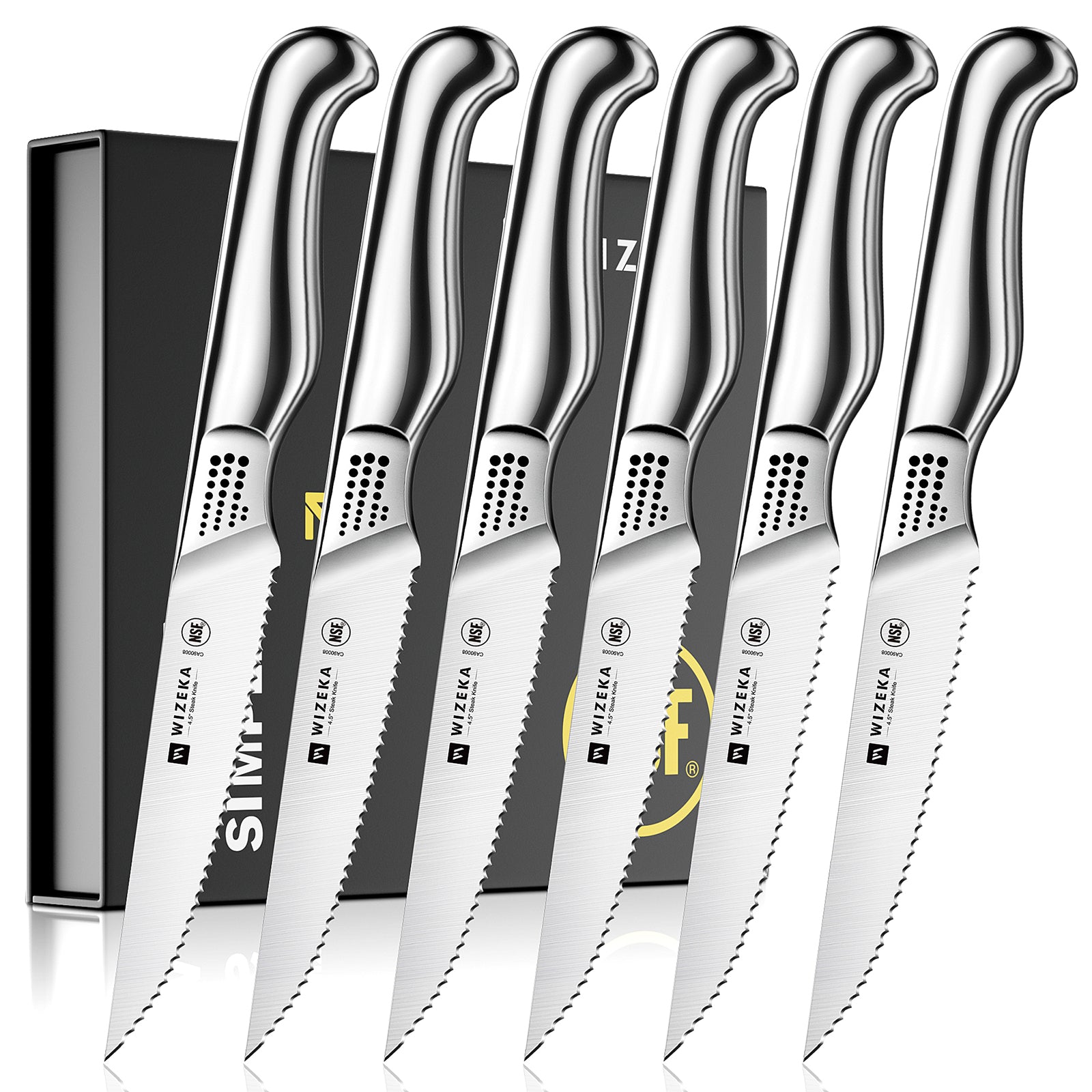 6-piece steak knife set